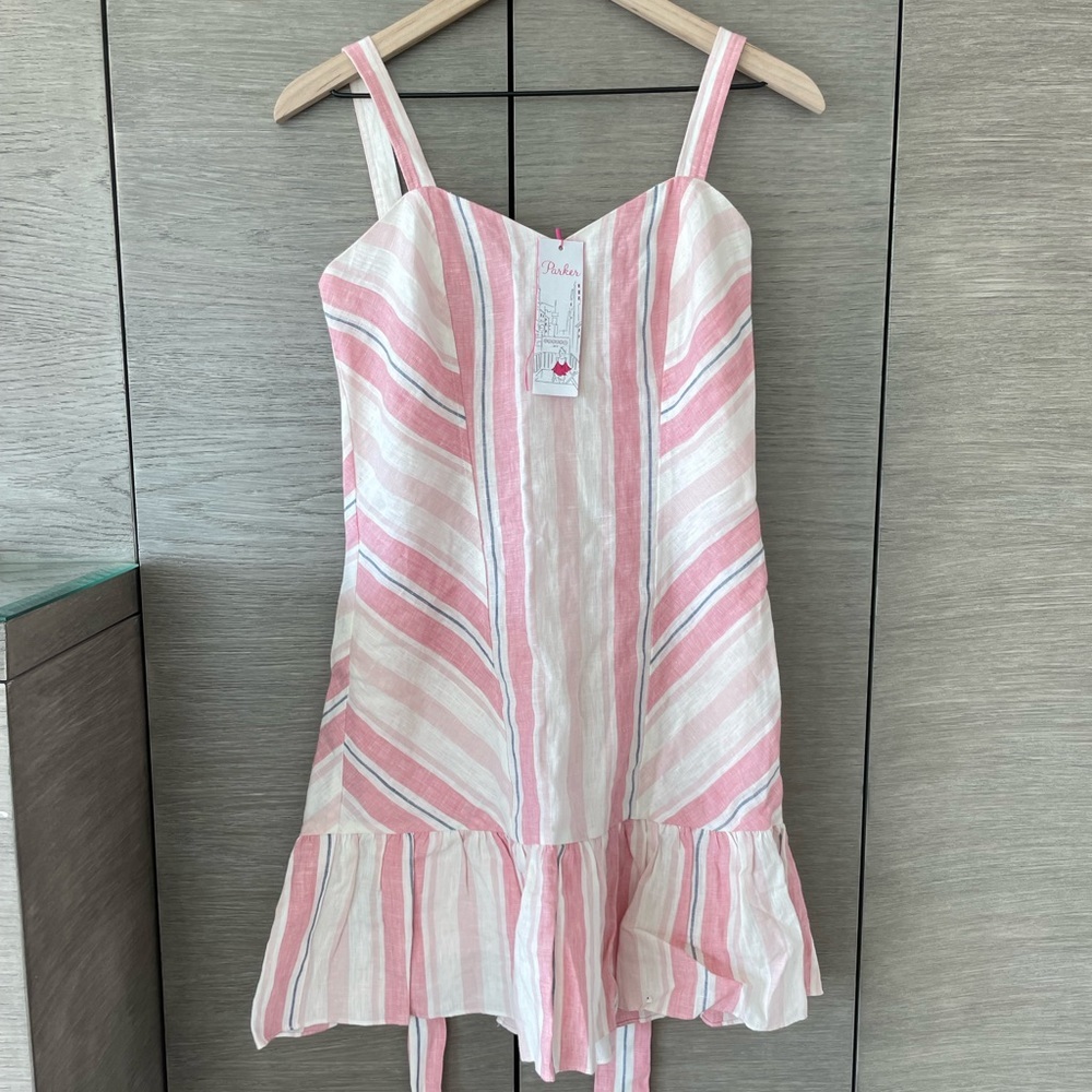 Parker stripped pink dress - Picture 3 of 5